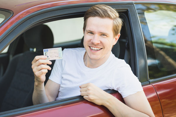 Bestandene Führerscheinprüfung